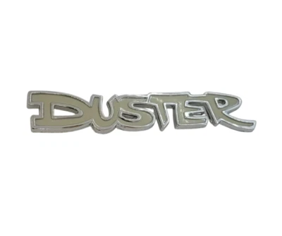 1972-1976 Plymouth Duster Nameplate Chrome Fender Emblem 3680304 NOS. - Image 1 of 4