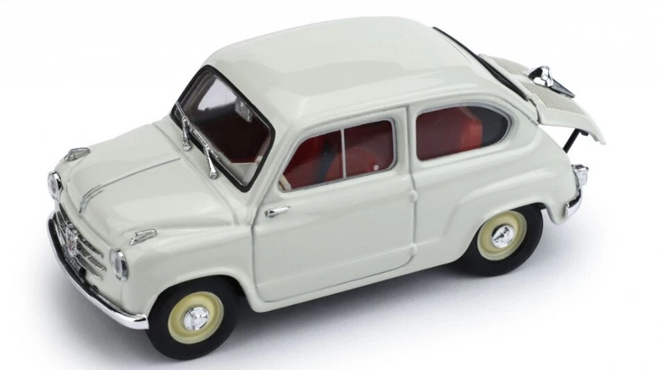 Modellino auto scala 1:43 Brumm  FIAT 600 1a SERIE DERIVAZIONE ABARTH 750 195... - Immagine 1 di 1