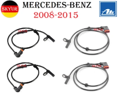 Juego de 4 sensores de velocidad ABS delanteros y traseros para vehículos Mercedes-Benz ATE 2008-2015 Foto 1 de 4