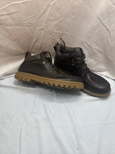 Rockport Men's Brown Mocassin Waterproof Steel Toe Work Boot - RK6710 Size 11 - Picture 1 of 11