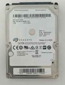 Seagate ST1000VT000 1TB (9.5mm) 5400RPM 128MB Cache SATA 3.0Gb/s 2.5" Hard Drive - Picture 1 of 5