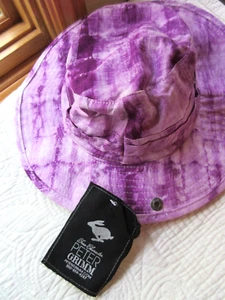 PETER GRIMM DANIEL BUCKET HAT ONE SIZE TIE-DYE LAVENDER ADJUST UNDER CHIN STRAP - Picture 1 of 7