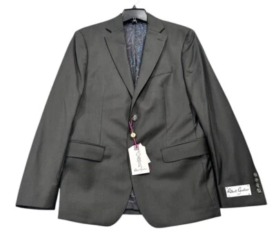 NUEVO Traje Chaqueta Robert Graham Reno Ajuste Moderno Piel de Tiburón Verde Talla 40R Nuevo con Etiquetas Foto 1 de 3