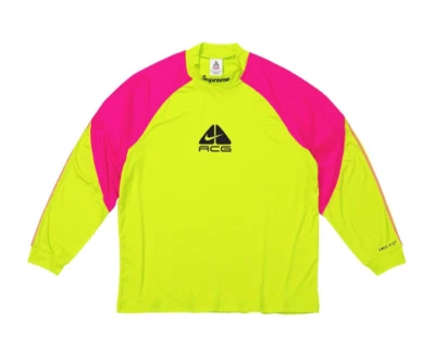 Camiseta Supreme Nike ACG Verde Pálido L/S Rosa Para Hombre Logo Mediano DS AUTÉNTICA Foto 1 de 4
