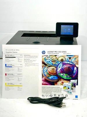 HP Laserjet PRO 200 M251NW Color Laser Printer, Pg: 19k, TESTED WITH VIDEO - Image 1 of 4