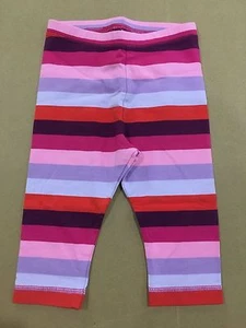 NEW GAP KIDS GIRLS STRIPED  CROPPED CAPRI  LEGGINGS pants size 4 - Picture 1 of 1
