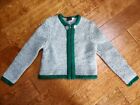 Vintage German Knit Christmas Cardigan Children's Wool Munich Munchen Jacket
