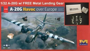HK Models HKM-01E039 & 01EA03 1/32 A-20G HAVOC & FREE Metal Landing Gears Set - Bild 1 von 10