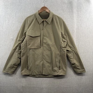 Lululemon Wilderness Escape Explore Shirt Jacket Large Green Snap Puffer Shacket - Picture 1 of 16