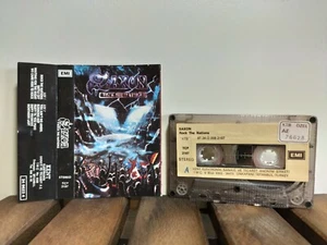 Saxon – Rock The Nations 1987 paper label Cassette Turkey-Turkish pressing - Picture 1 of 4