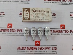 Lot of 4X WEBER DT II Bottle Fuse 4A 500V EL 1525004218 - Picture 1 of 9