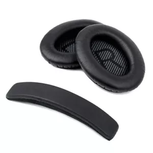 UK Replacement Ear Pads Cushion Headband for Bose QuietComfort QC35 Headphones - Picture 1 of 22