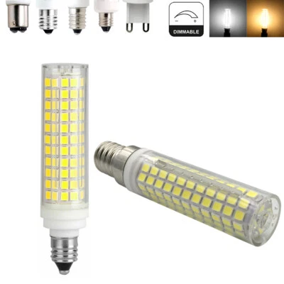 Dimmable LED Bulbs 15W 136LEDs Bulb E14 Corn Light 110V 220 Volt Cool White 2835 - Image 1 of 4