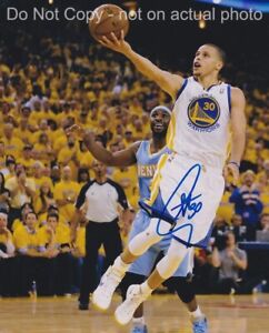 Stephen Curry Signed Autograph 8X10 Photo Golden State Warriors