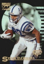 1997 Zenith Artist's Proofs Indianapolis Colts Football Card #83 Sean Dawkins