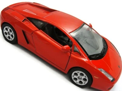 Coche Kinsmart Lamborghini Gallardo rojo retroceso escala 1/32 suelto Foto 1 de 4
