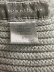Lot of 2 Elegant Baby 100% Cotton Basket Weave Sweater Blankets