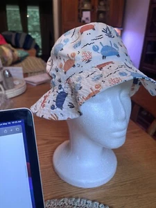Boys Bucket Hat Underwater Crab theme Mesh lining inside to keep cool. - Picture 1 of 6