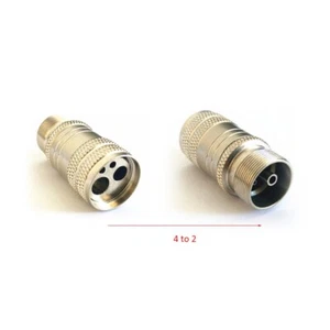 4 Hole to 2 Hole Dental High Speed Turbine Handpiece Adapter Converter Head - Picture 1 of 10