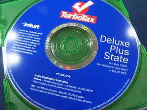 Turbotax Steuerjahr 2005 Deluxe Plus State Intuit 360658 CD - Bild 1 von 2