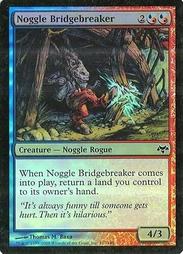 MTG - Eventide - Noggle Bridgebreaker- 2X - Foil - NM - Image 1 of 1