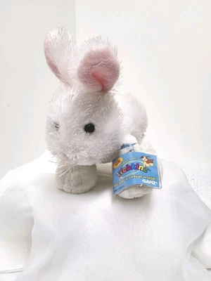 GANZ Webkinz White Rabbit HM078 Plush New with Unused Tags  - Image 1 of 4