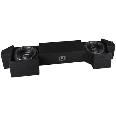 NEW DUAL 12" 1600W MAX LOADED SUB BOX FITS 2019-2025 RAM 1500 (5TH GEN) CREW CAB - Image 1 of 4