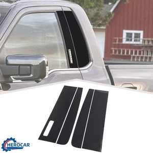 4Pc Window Pillar Post Cover Decals For Ford F150/F250/F350/F450 21+ Regular Cab - Bild 1 von 10