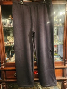 Nike Men's Sportswear Club Fleece Sweatpants Black Size Large New Without Tags - Picture 1 of 6
