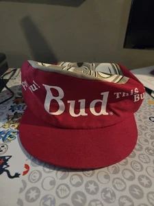 Budweiser Vintage 80er Jahre Malerhut, Bierdosendeckel, This Bud's For You - Bild 1 von 7