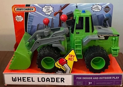 Matchbox Front End Wheel Loader Plastic with bucket Indoor Outdoor Play New 2008 - Image 1 of 2