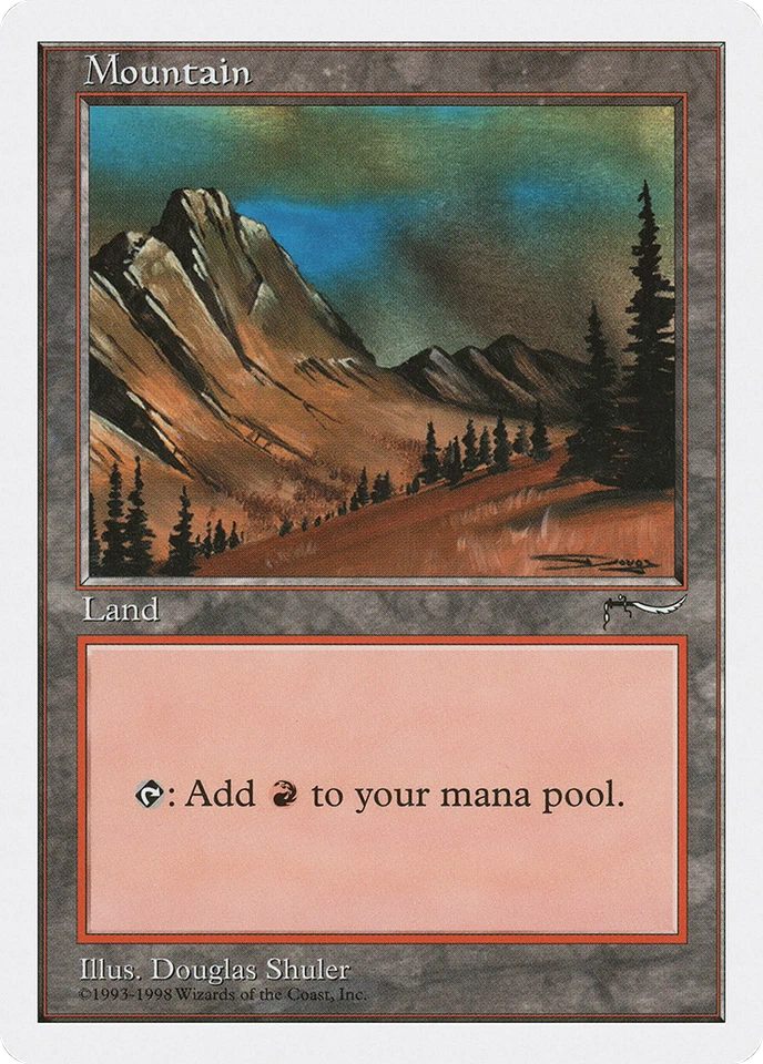 Mountain (Arabian Nights) #40 (HP) Anthologies ATH Magic MTG - Image 1 of 1