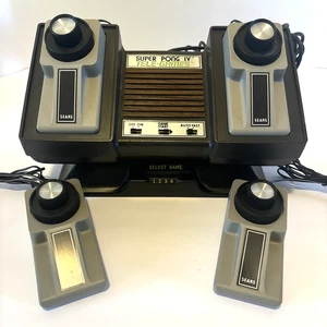 Vintage Super Pong IV Retro Videospielkonsole Sear Tele-Games 4 Paddles *LESEN** - Bild 1 von 16