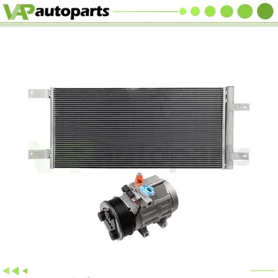 For 11-2016 Ford F-450 Super Duty AC Condenser & AC Compressor Cooling Assembly Foto 1 de 4