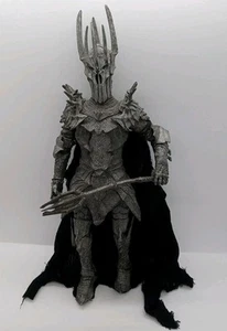 2002 Herr der Ringe Sauron Actionfigur 11" Marvel LOTR (Beschreibung lesen) - Bild 1 von 4