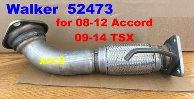 Walker 52473 Exhaust Pipe, Honda Accord 2.4L 4CYL, 2008-2012 Acura TSX, NEW - Image 1 of 4