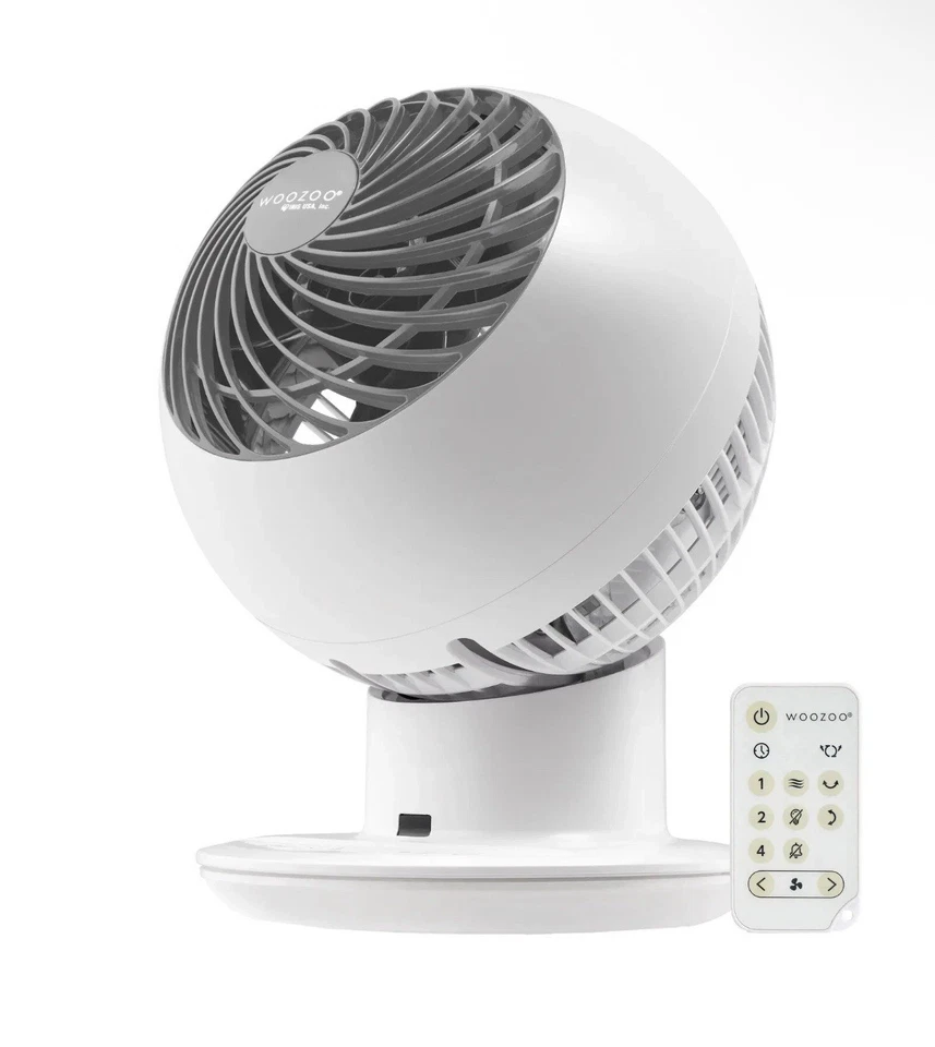 Woozoo Globe Multi-Directional 5-Speed Oscillating Fan w/ Remote PCF-SC15T Whit