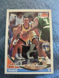 Tarjeta de radiocontrol de novato 1993-94 Topps Anfernee Penny Hardaway #334 NBA Orlando Magic  - Imagen 1 de 2