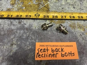 05-06 OUTLANDER  Front Seat Recliner To Frame Bolts Set Of 2 - Picture 1 of 10