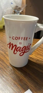 TALL STARBUCKS COFFEE IS MAJIC COFFEE MUG. Art Deco Print Mug. - Picture 1 of 3