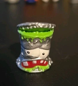 2018 Zuru Smashers Series 2 Gross Silver Old Can Collectible Mini Figure Rare - Picture 1 of 4