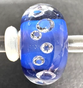 Trollbeads Sterling Twinkle Peace Bead TGLBE-00228 - Picture 1 of 11