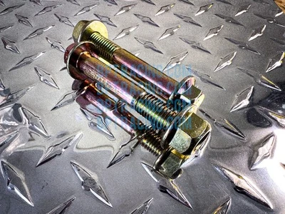 2x 10.9 Hardened 1997 2024 Chevy Express GMC Savana Rear Shock Lower Bolt Kit - Image 1 of 3