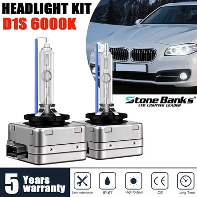 For BMW 535i xDrive 2009-2015 2x D1S LED Headlight High Low Beam Bulbs 36000LM - Image 1 of 4