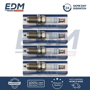 X4 BOSCH Double Platinum Spark Plugs BMW AUDI FR7KPP332 0242235776 12120032135 - Picture 1 of 3