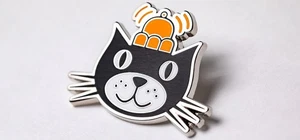Jellycat Enamel Pin 2025 Original JELLYCAT JACK from Selfridges in London NEW - Picture 1 of 5