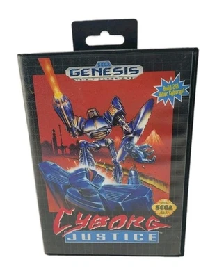 Cyborg Justice (Sega Genesis, 1993) Authentic with Case & Manual - Image 1 of 4