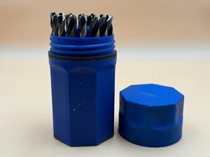 29 Piece 1/16" - 1/2" x 1/64" HSS 135° Split Fastenal Jobber Drill Set-Norseman - Picture 1 of 5