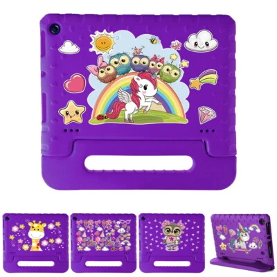 For Amazon Fire HD 8"/8' 2024 - ShockProof EVA Handle Kids Stand Cover Case +Pen - Image 1 of 4