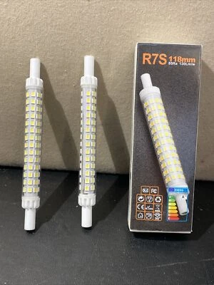 Boniux Corn R7s LED Ceramic Tube Light Bulb Dimmable COB Bulb 118mm Pack Of 2 - Image 1 of 4